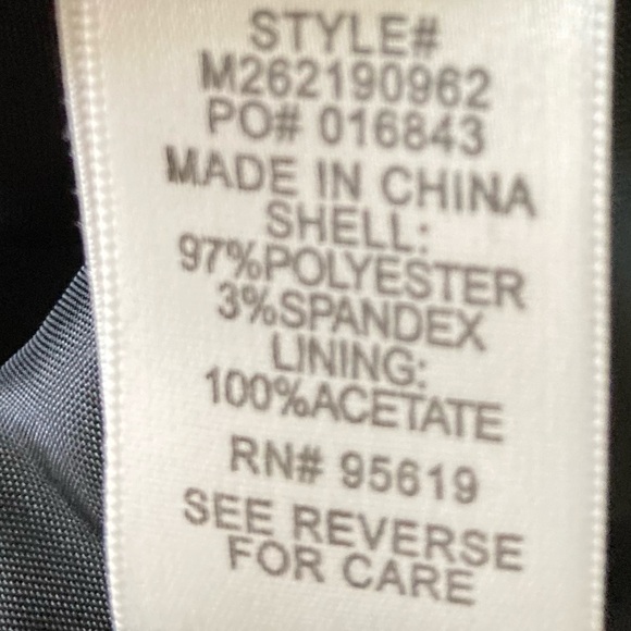 EUC John Paul Richard Black + Red & White Plaid Lightweight Jacket Size 14 - Picture 14 of 15